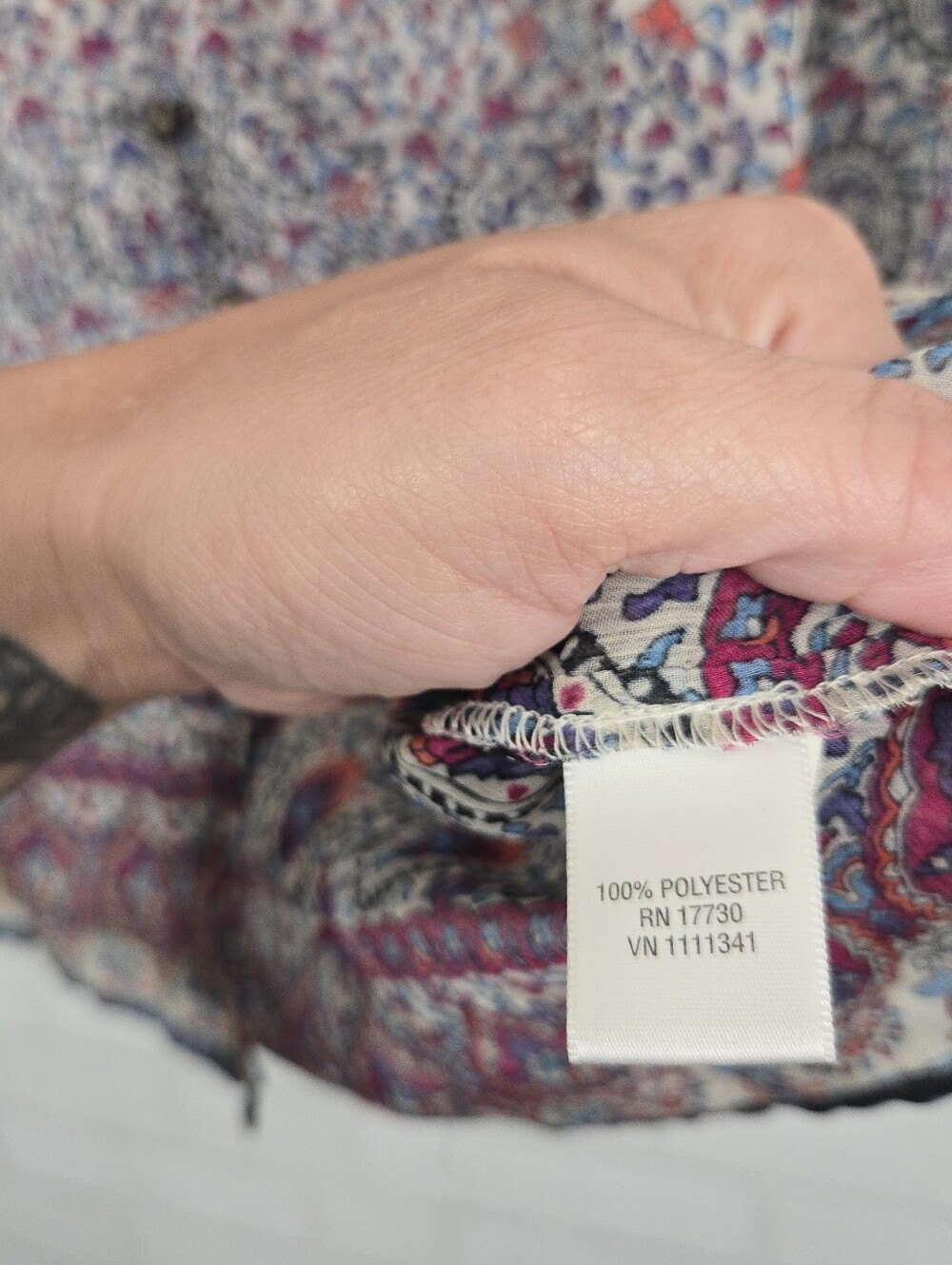 Converse full button down blouse - Picture 7 of 14